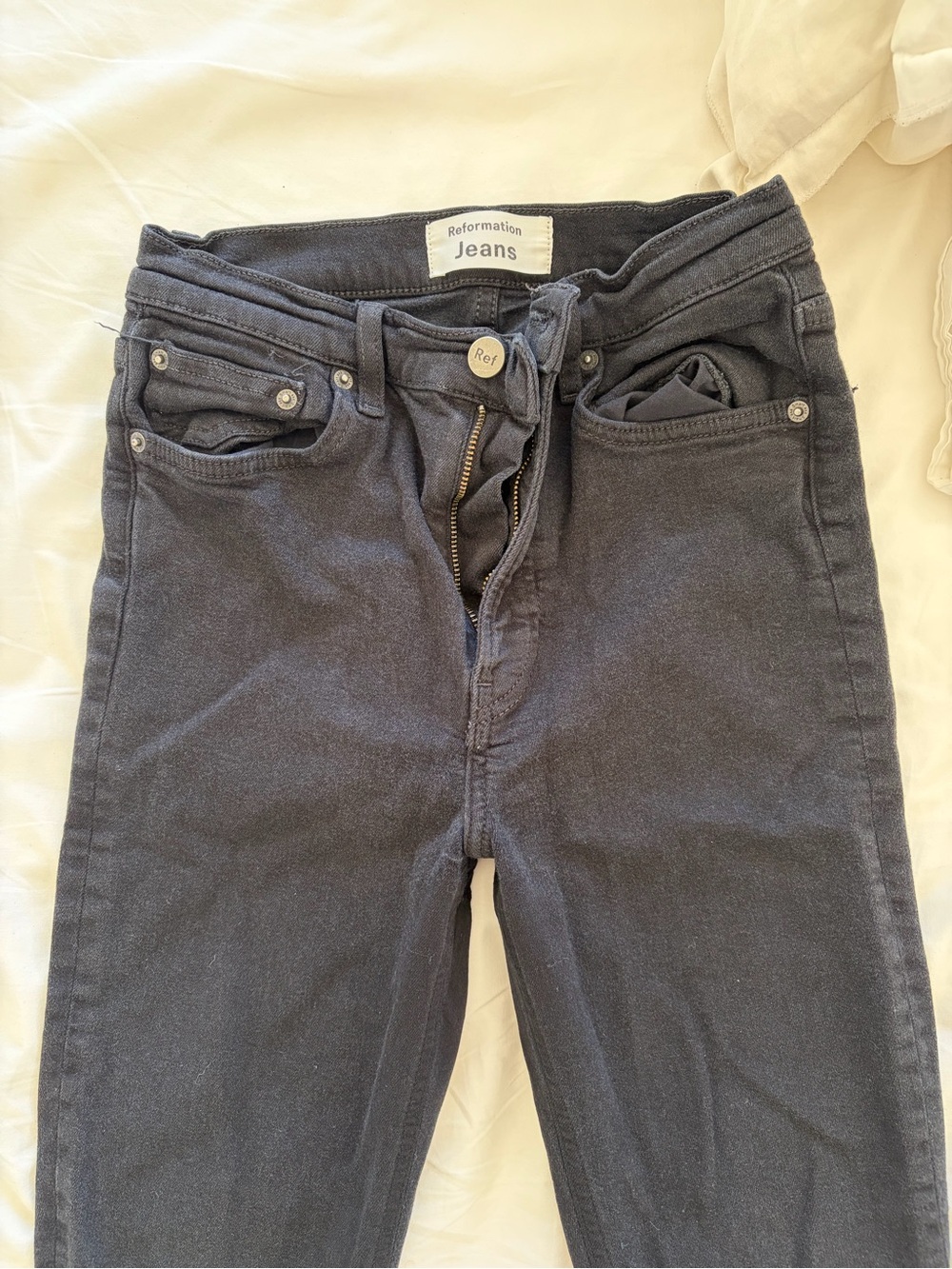 Reformation Women's Black Skinny Jeans